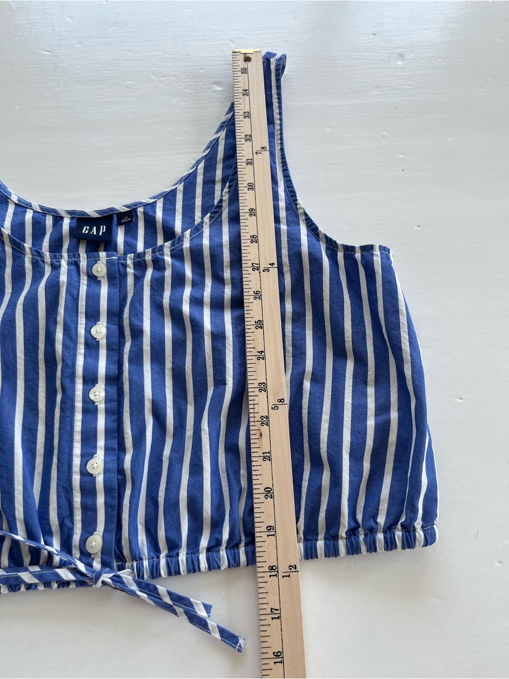 Gap Cropped Sleeveless Blouse Size XL - Picture 4 of 7
